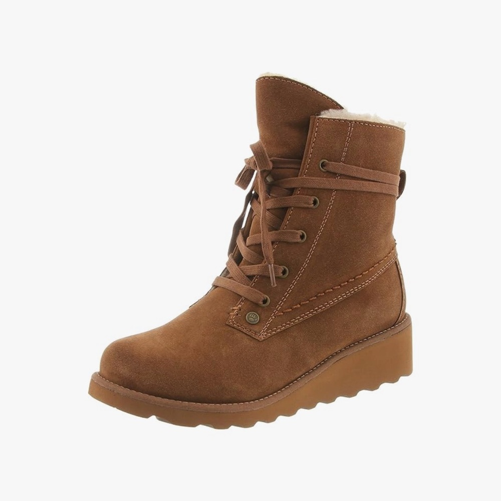 BearPaw Tan Boots with NeverWet Technology